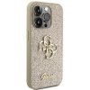Guess GUHCP15LHG4SGD iPhone 15 Pro 6.1 złoty/gold hardcase Glitter Script Big 4G